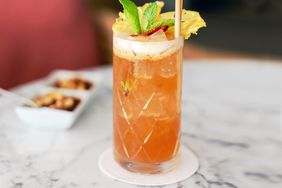 This Raspberry Rum Cocktail recipe comes to us from a bartender at La Samanna, a Belmond Hotel in St. Martin.