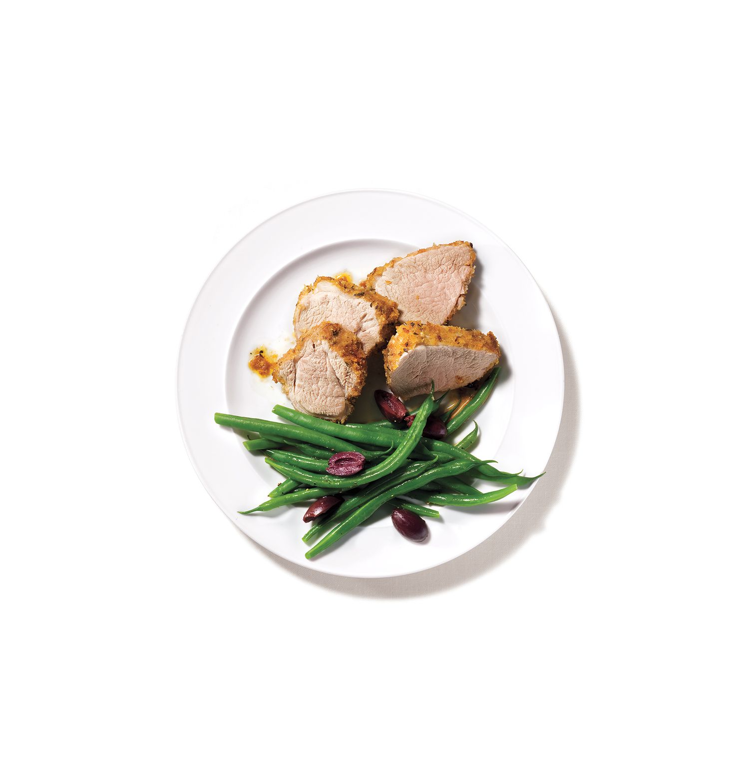 Rosemary-crusted pork