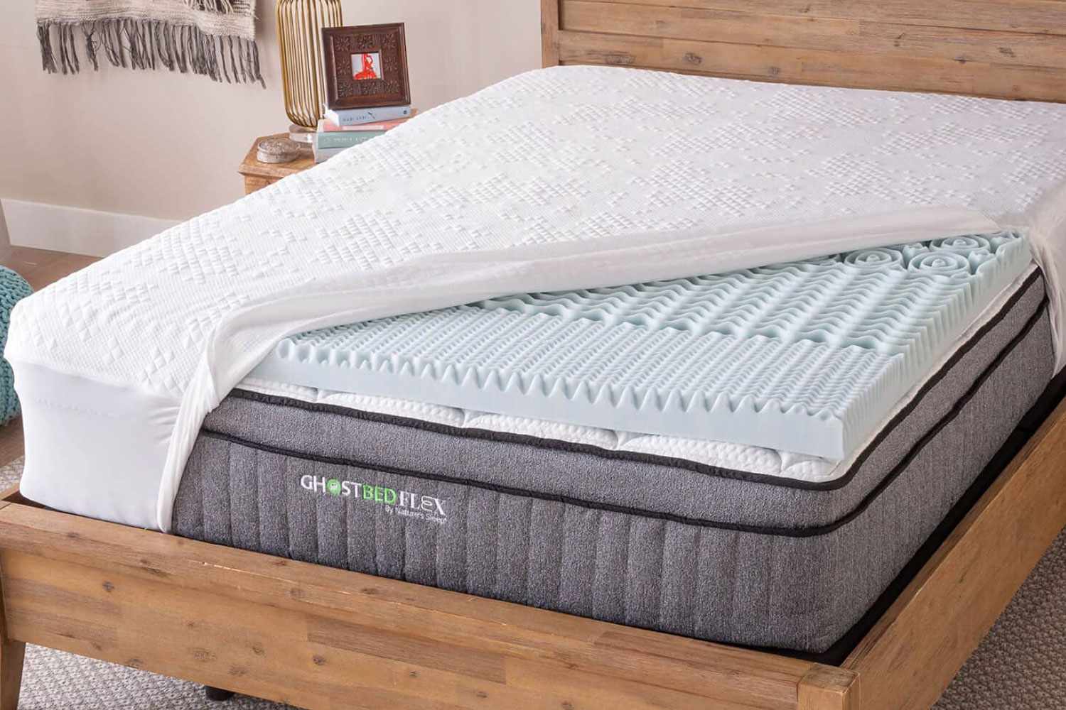 GhostBed Memory Foam Topper