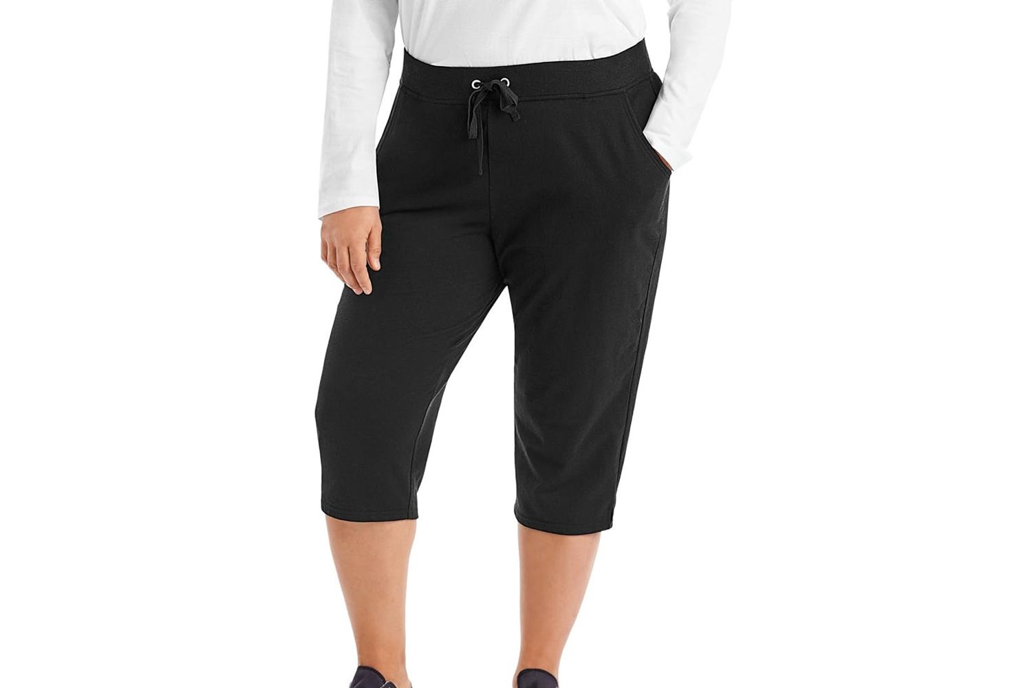 Just My Size Women's Sweatspants, French Terry Capris