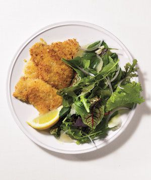Crispy fried pork cutlets