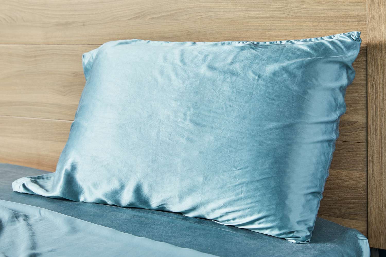 Colorado Home Co. Mulberry Silk pillowcase displayed on a pillow