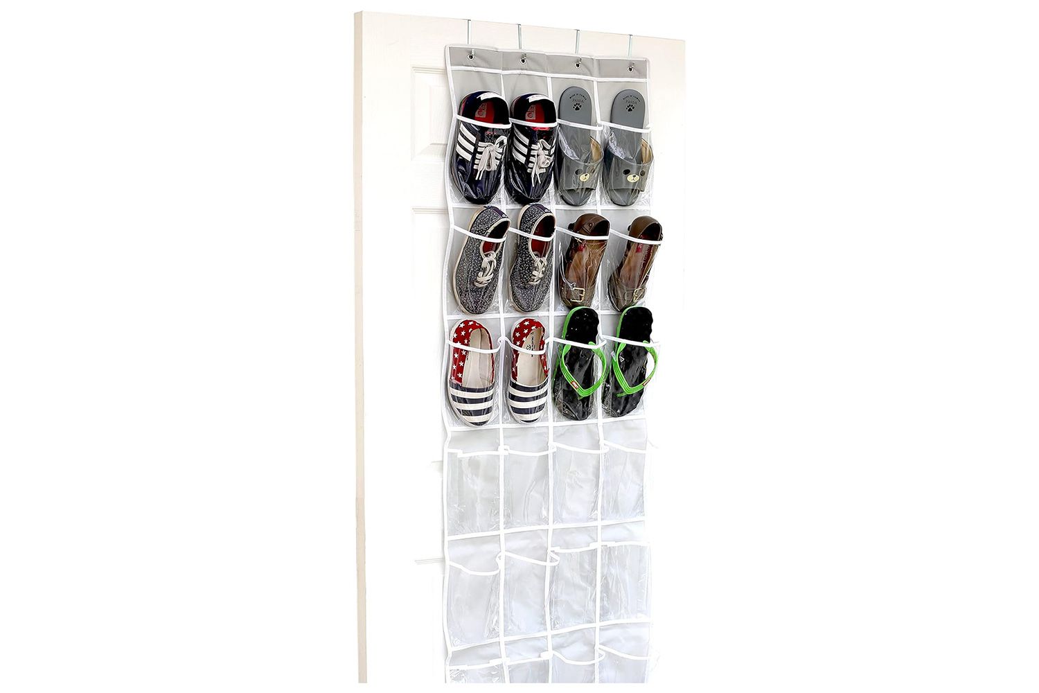 shoe storage pockets